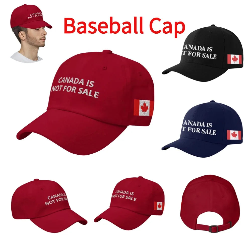 Canada is Not for Sale Hat Adjustable Vintage Baseball Cap Spring Summer Men Women Outdoor Sports Trucker Hat for Hiking Fishing