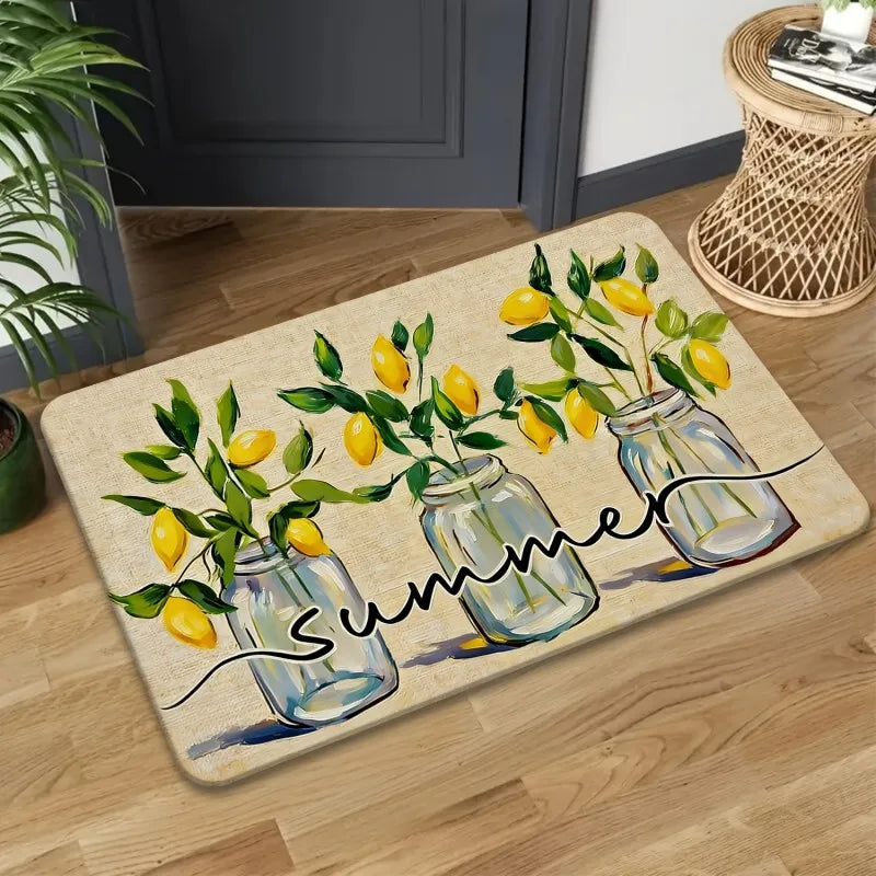 Peacock Doormat Decor