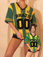 Brazil Style Jersey Unisex Top