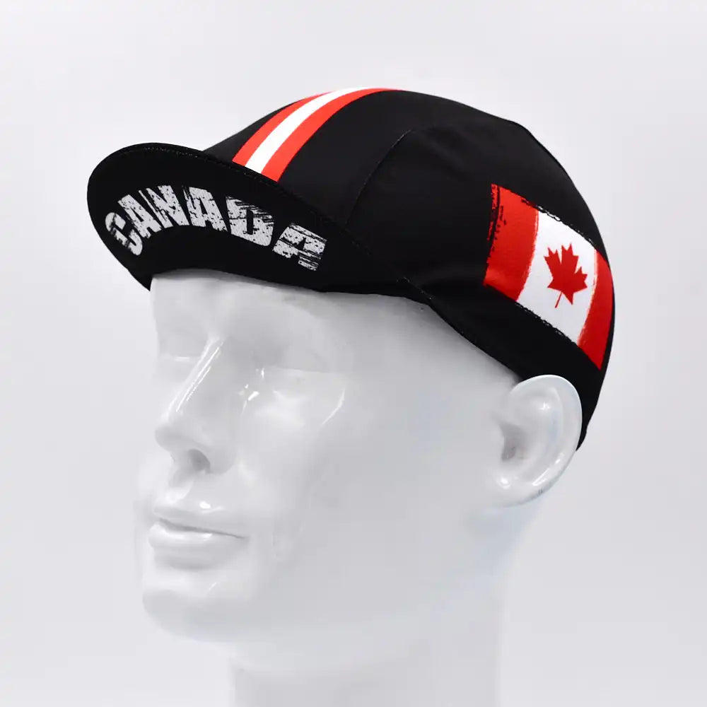 Classic Canada National Flag Pro Team Cycling Cap Riding Outdoor Sports MTB Bicycle Hat