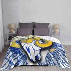 Blanket Los Angeles La Rams Football Ramheart Logo