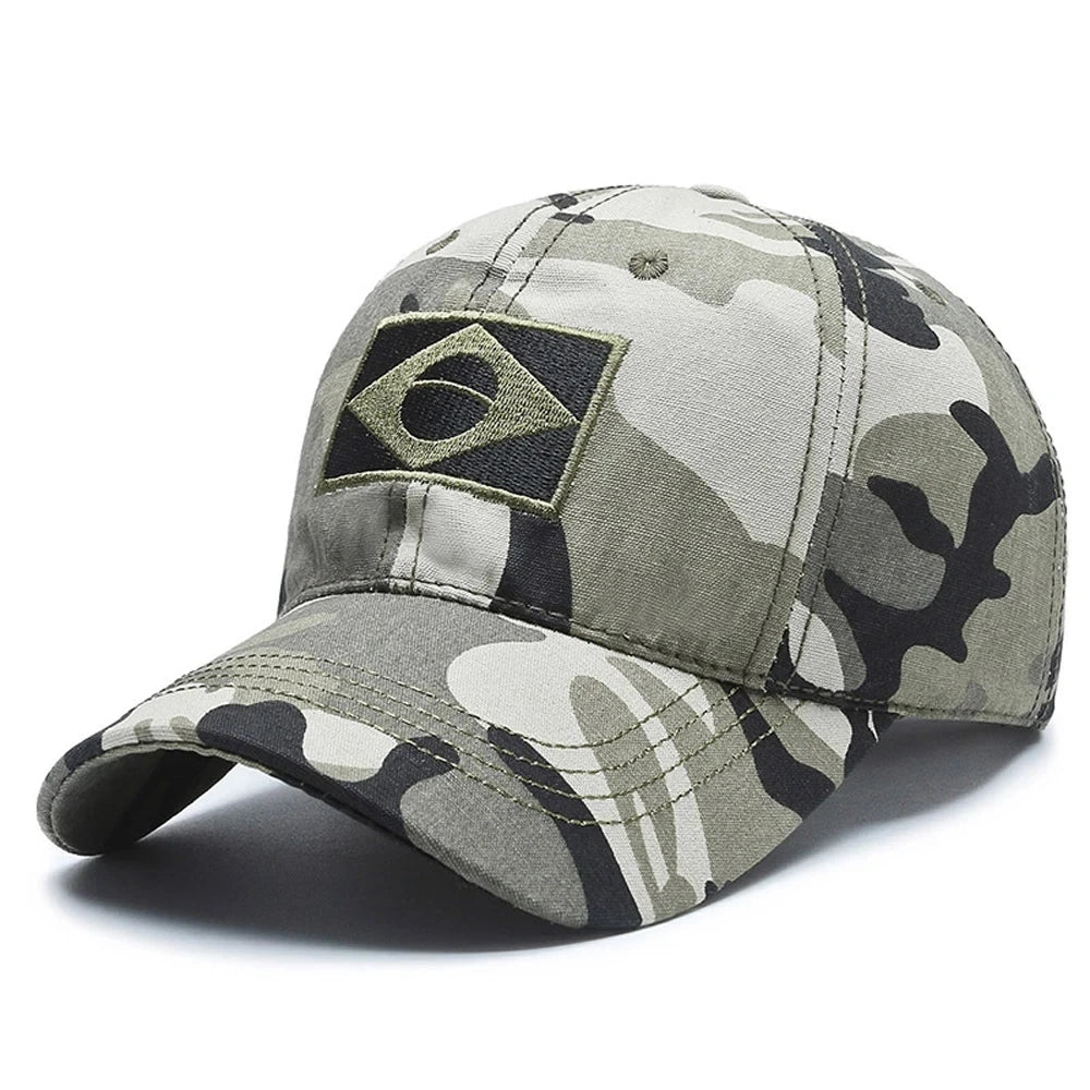 Brazil Flag Sun Protection Cap
