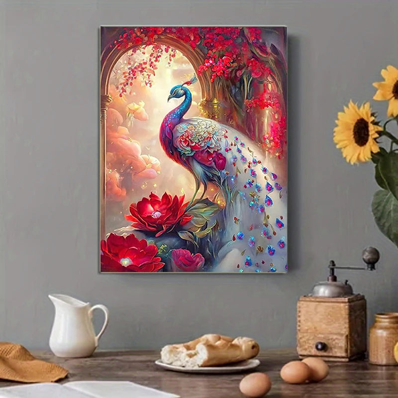 Peacock Diamond Pattern