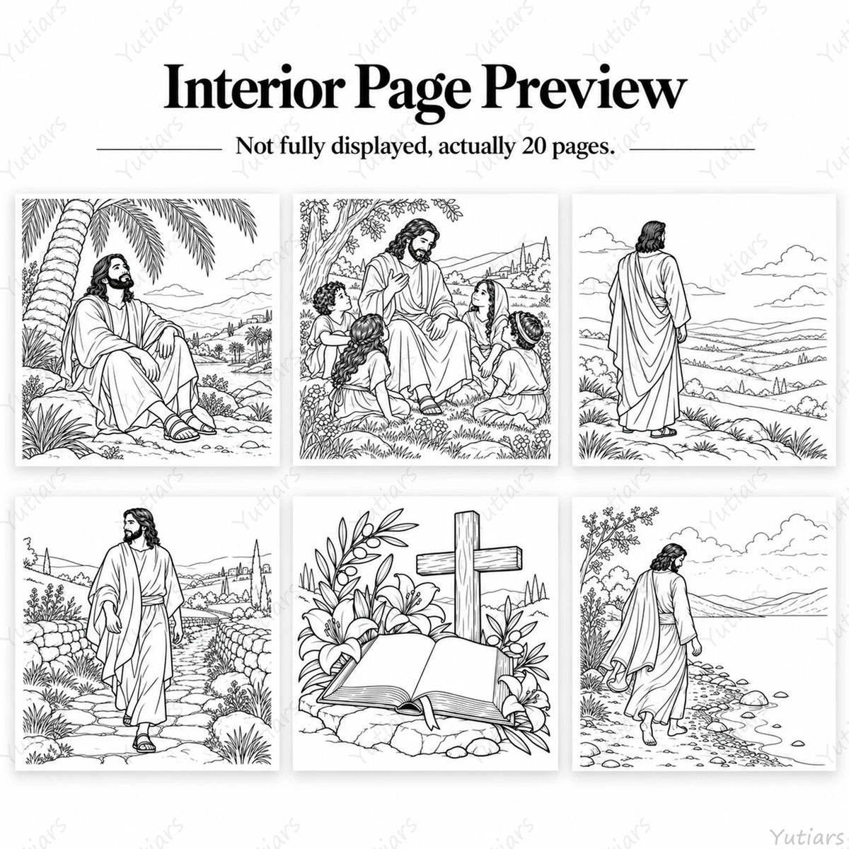 Jesus Adult Coloring Book