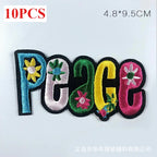 10PCS/BULK Embroidery Cloth ace Sticker