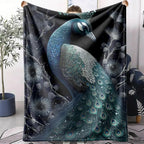 Peacock Throw Blanket