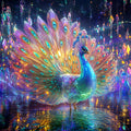 Peacock DIY Diamond Painting Complete Kit Decorative Paintings
