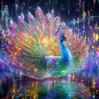 Peacock DIY Diamond Painting Complete Kit Decorative Paintings