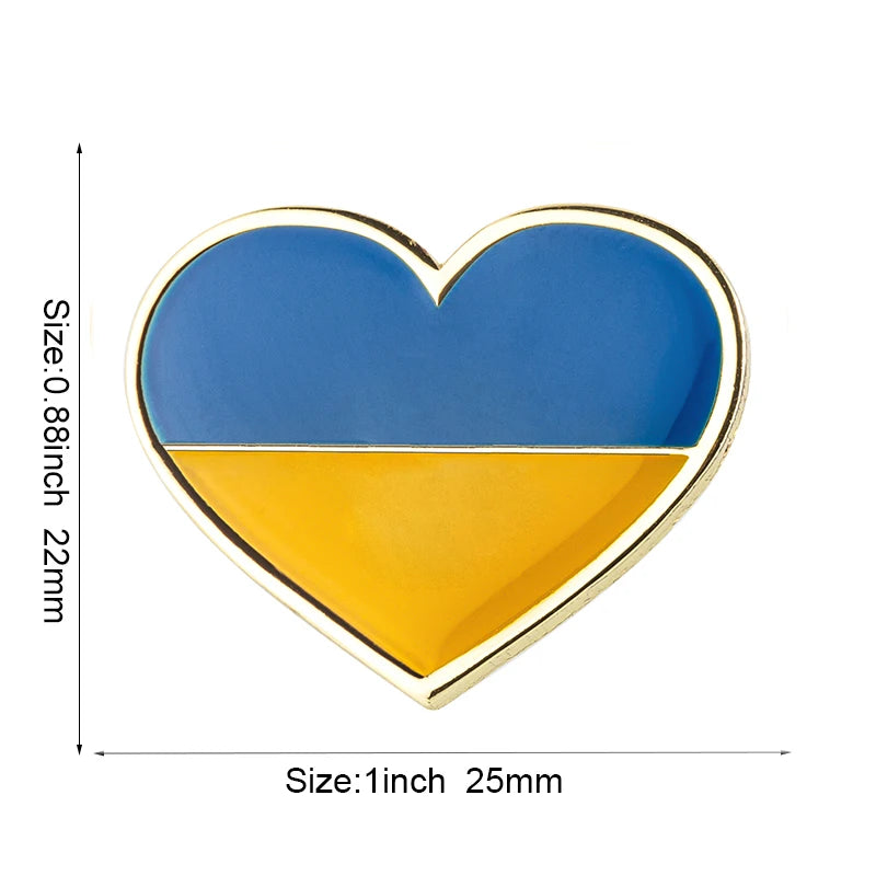 Ukraine Flag Laple Pin Badge