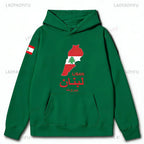 Lebanon Map Hoodie