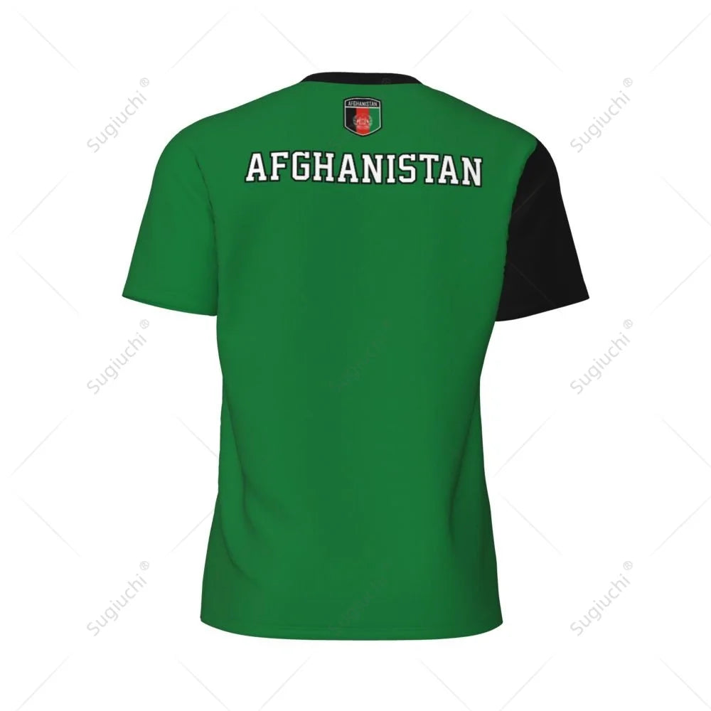 Afghanistan Flag 3D Printed Men T-Shirt For Running Bike Soccer Tennis Fitness Sports tshirt Mesh Fans T-shirt