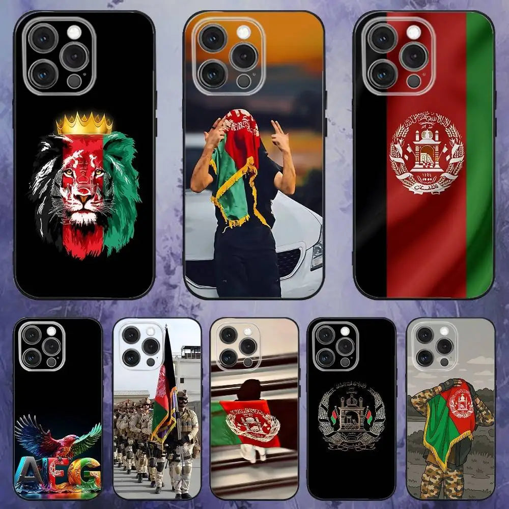 Flag of Afghanistan Phone Case For iPhone