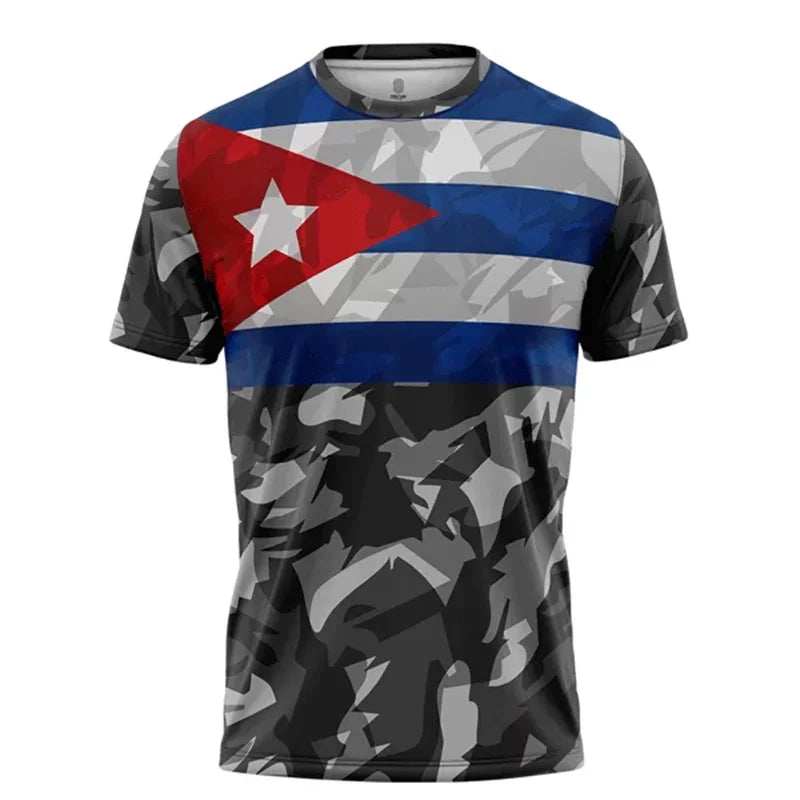 Cuba Flag Men’s T-Shirt – Breathable