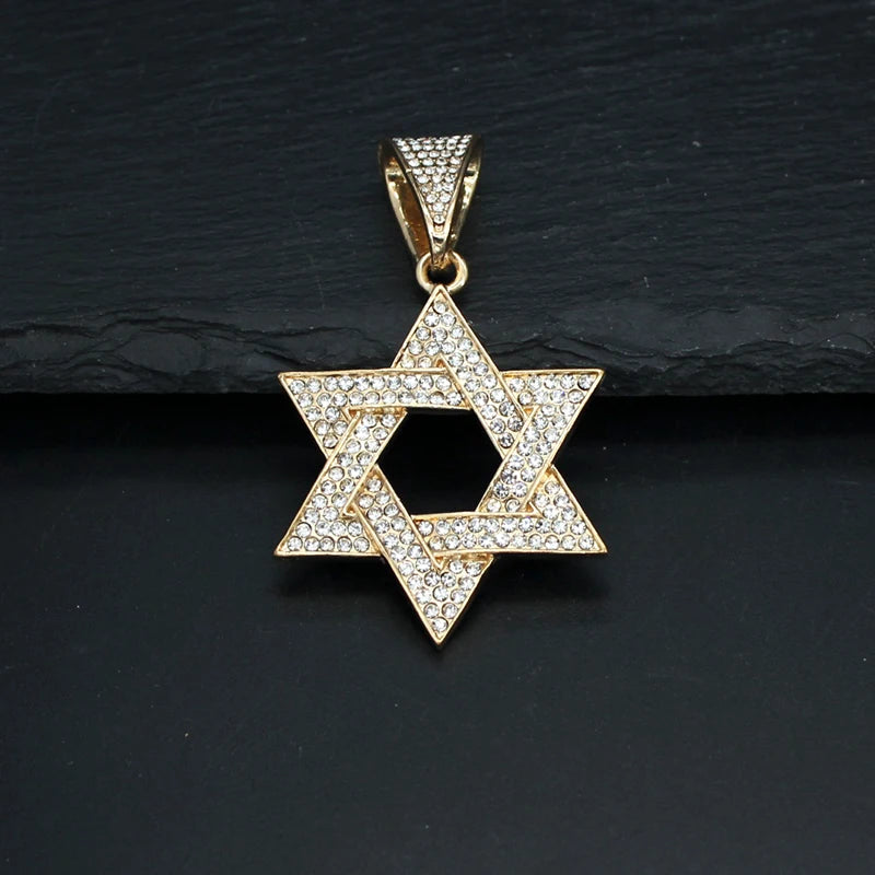 Fashion Star of David Pendant Necklace