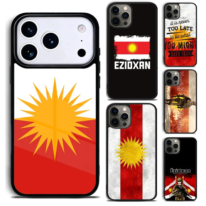 Yazidi Flag Phone Case For iPhones
