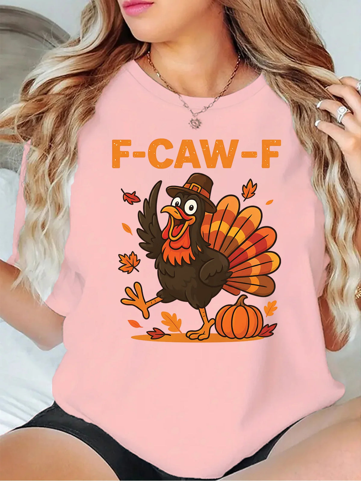 Thanksgiving Turkey Pilgrim Hat Graphic T Shirt