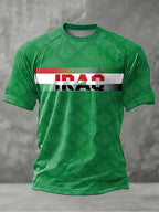 Iraq Team Soccer T Shirt