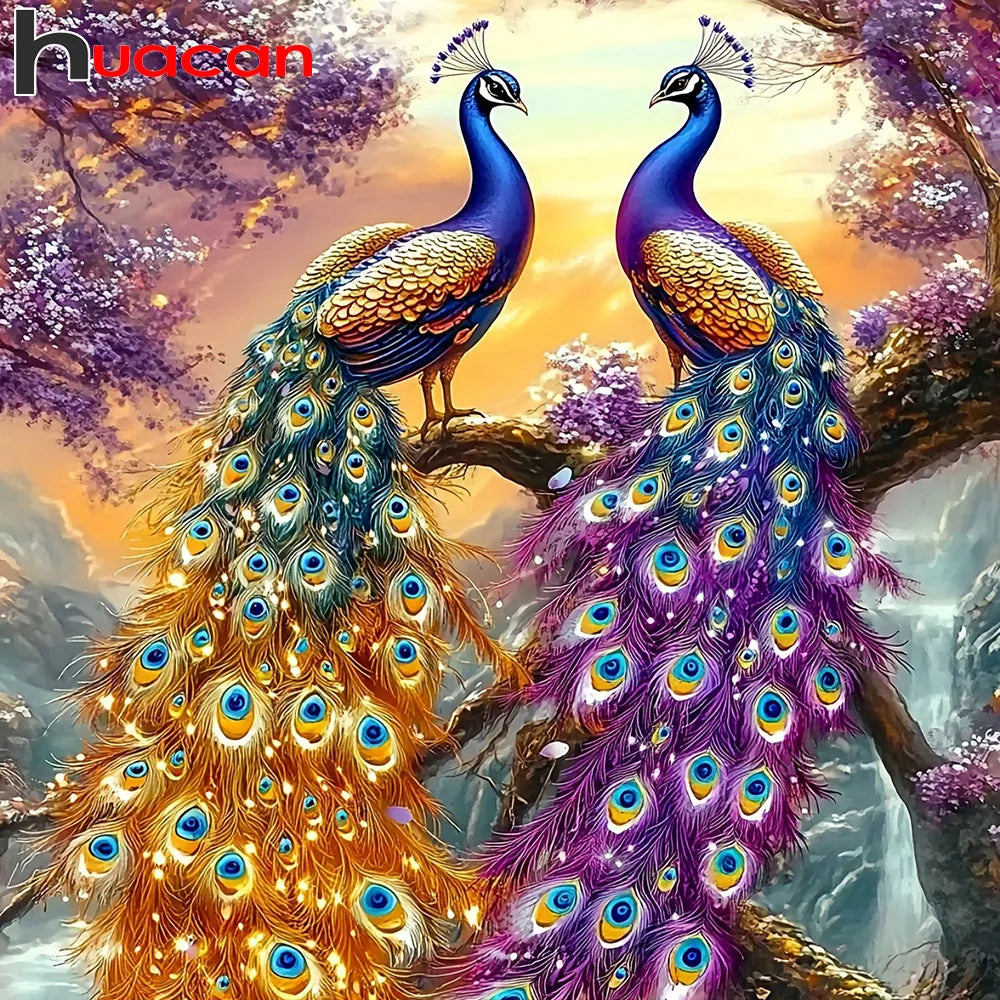 Peacock Diamond Painting Kit
