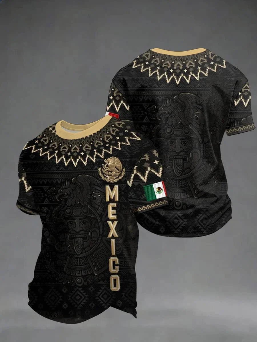 Men Mexico 3D  Print Soccer Jersey T Shirt