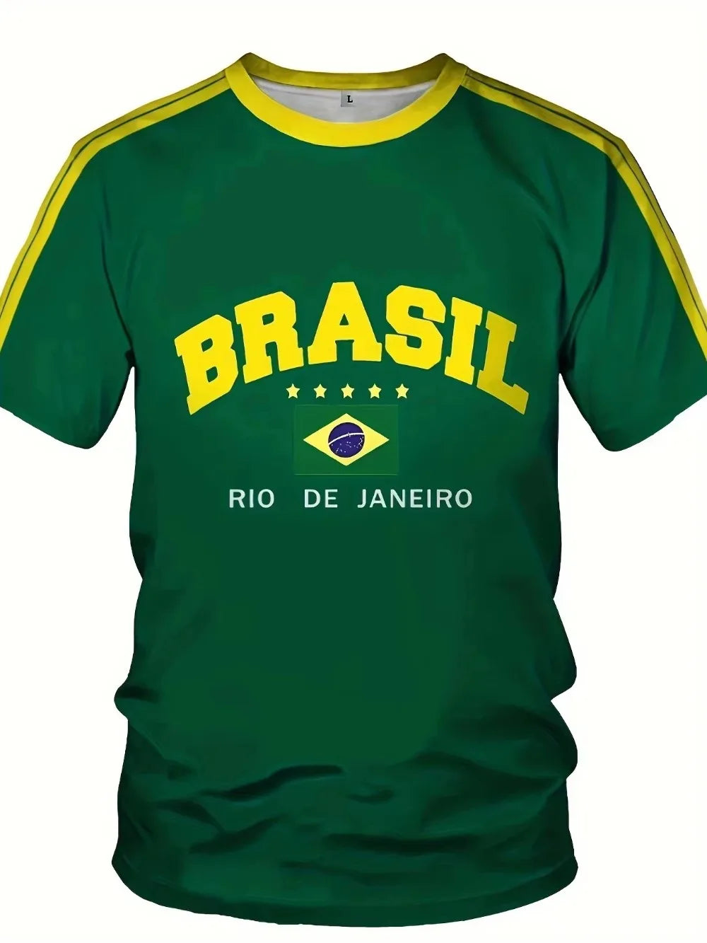 Brazil Rio Flag Tee Shirt