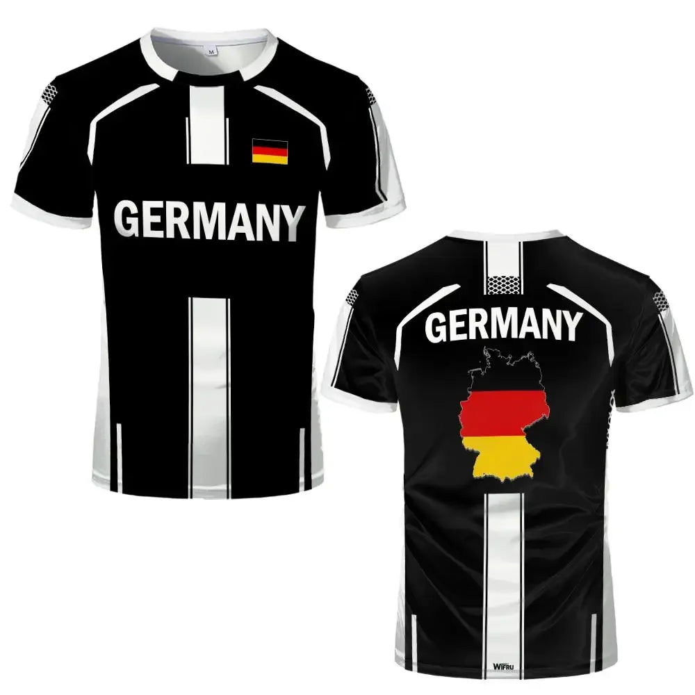 Germany National Flag Map T-Shirt