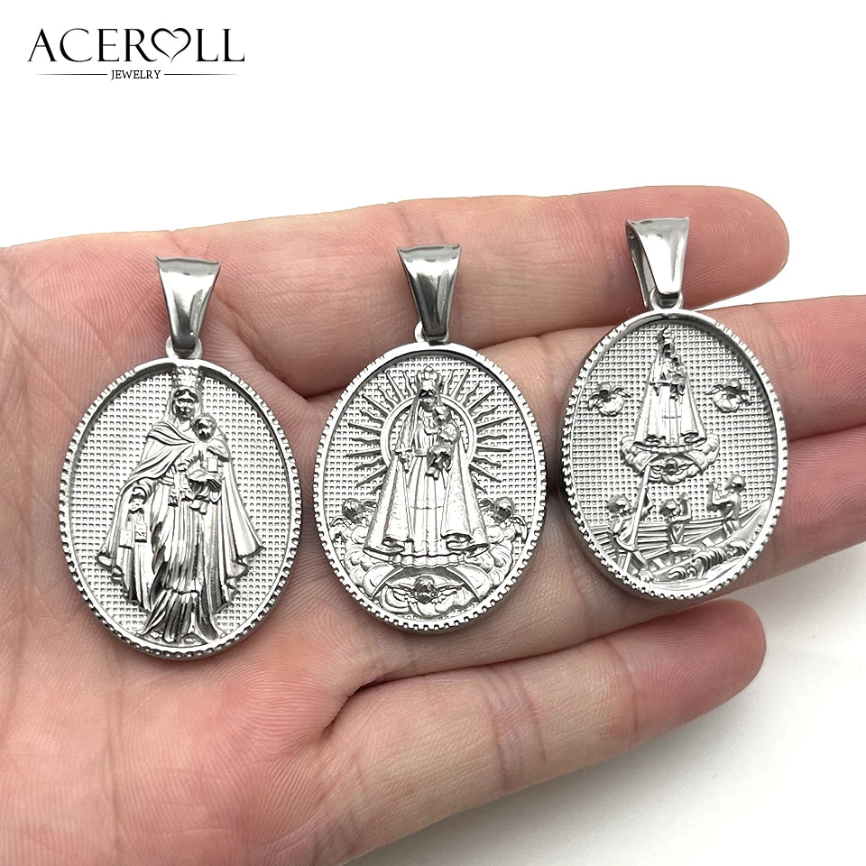 Pendant of Our Lady of Charity Medal