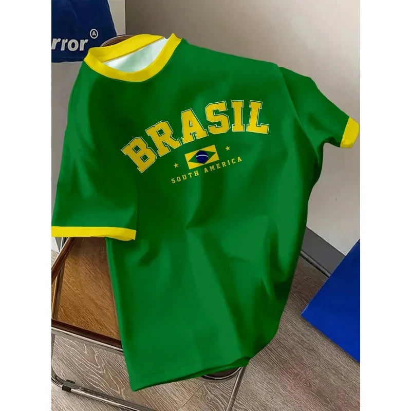 Brazil Flag Tee for Men