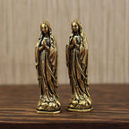 Brass Maria Figurine Pendant Brass Maria Figurine