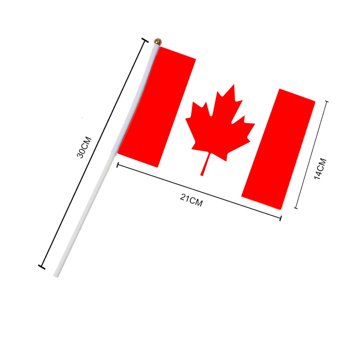 Mini Canada Hand Held Flags