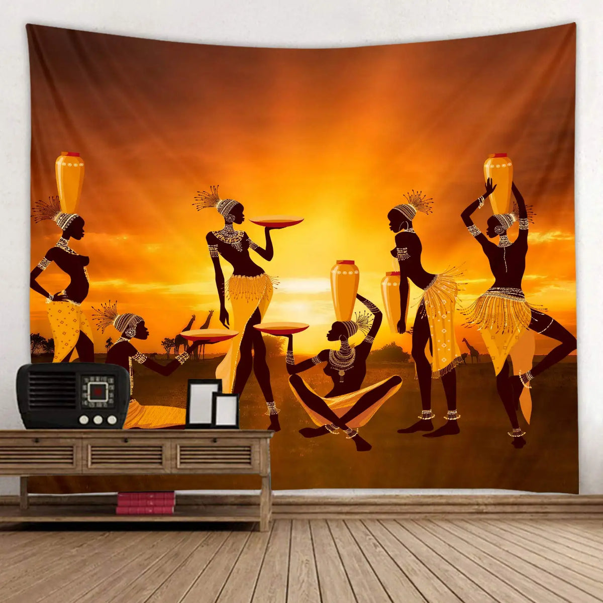 African Tapestry Wall Hanging Decor
