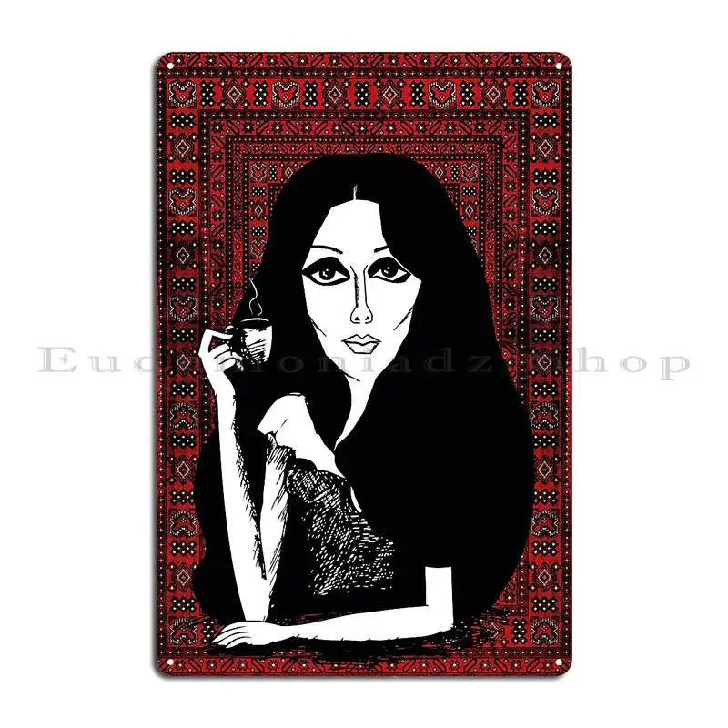 Fairouz Portrait Metal Sign