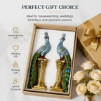 Luxury Couple Peacock Statue Sculpture