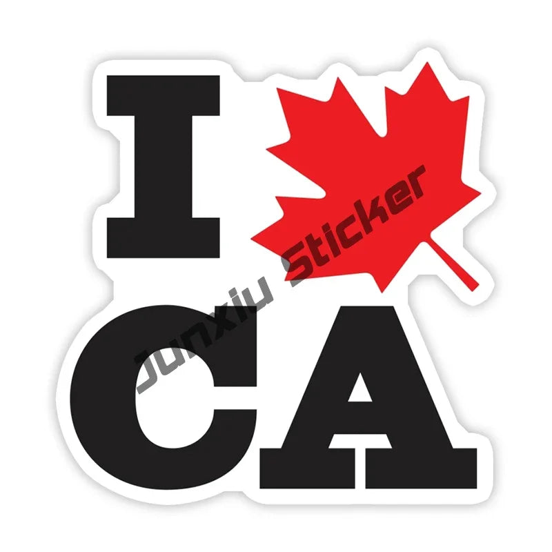 Canada Flag Sticker Map Skull Stickers Canadian Vinyl Decal Canada Maple Car Motorcycle Logo Decal Laptop Phone Tablet PVC Decor