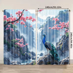 Peacock Party Curtains