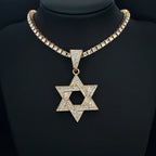 Fashion Star of David Pendant Necklace