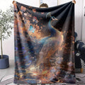 Peacock Throw Blanket