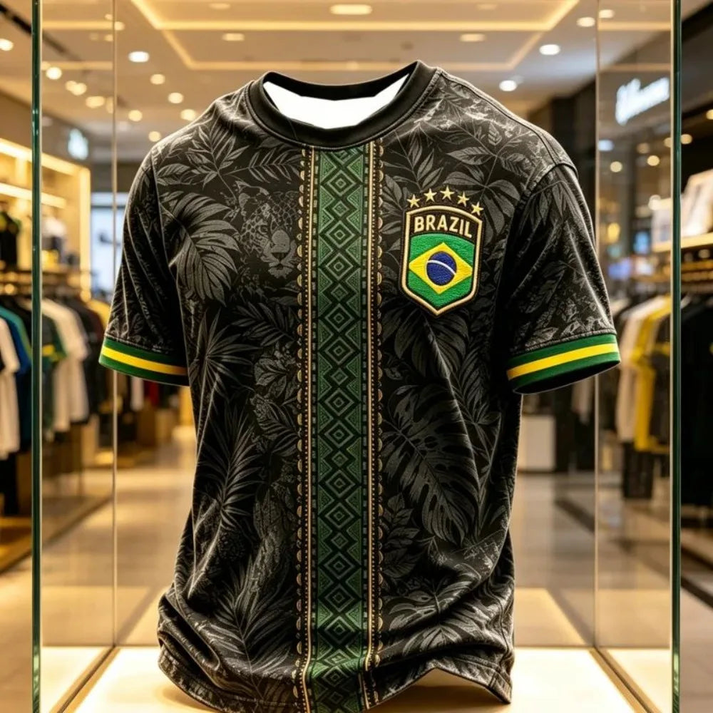 Summer Brazil Themed Football Shirt