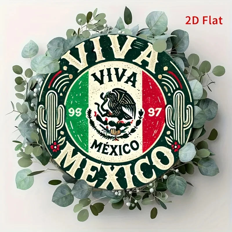 Viva Mexico Tin Sign