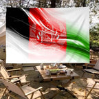 Afghanistan Creative Pattern Hanging Flag