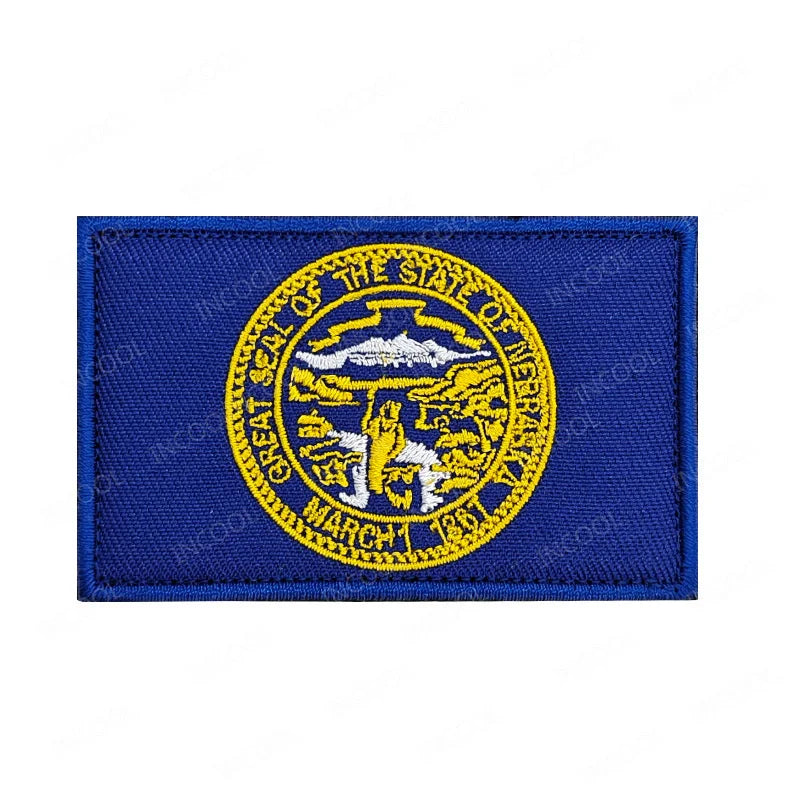 Embroidered Patches United States - State Flags