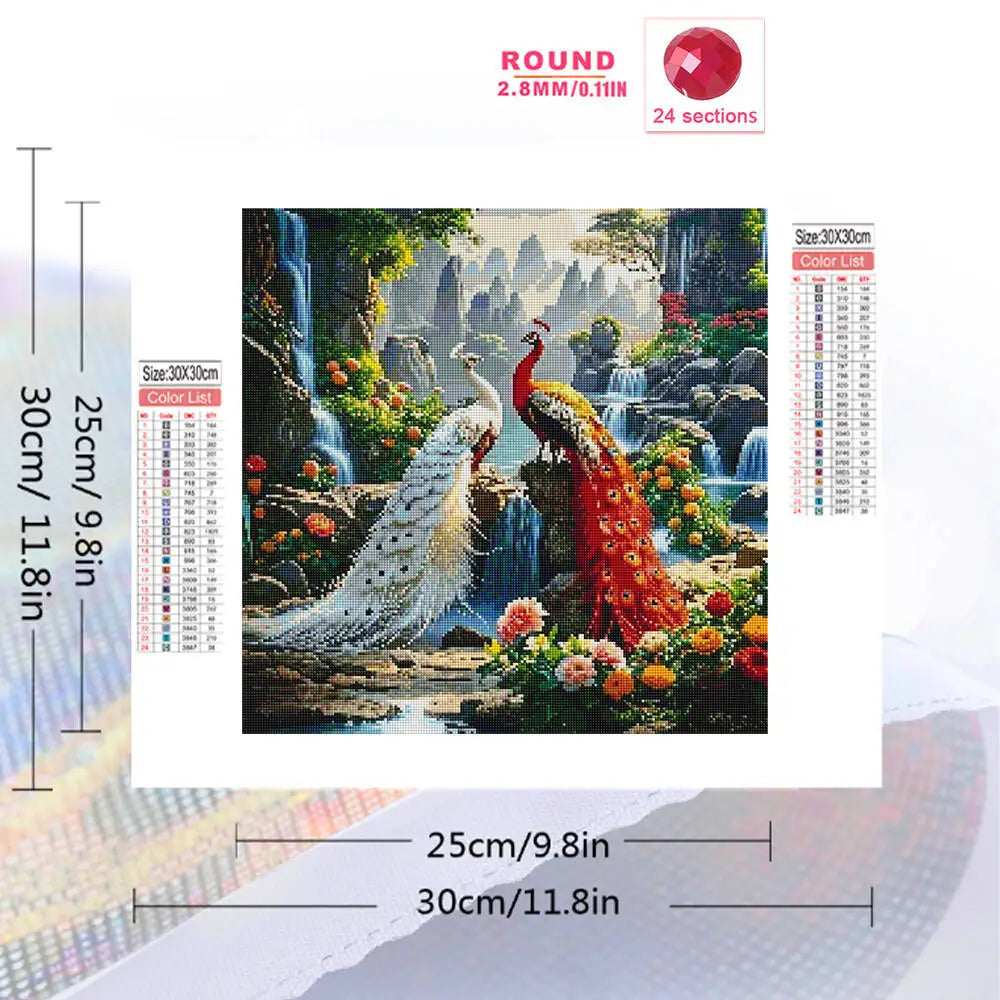 Peacock Diamond Embroidery Kit
