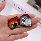 LGBT Rainbow Enamel Pins Pride