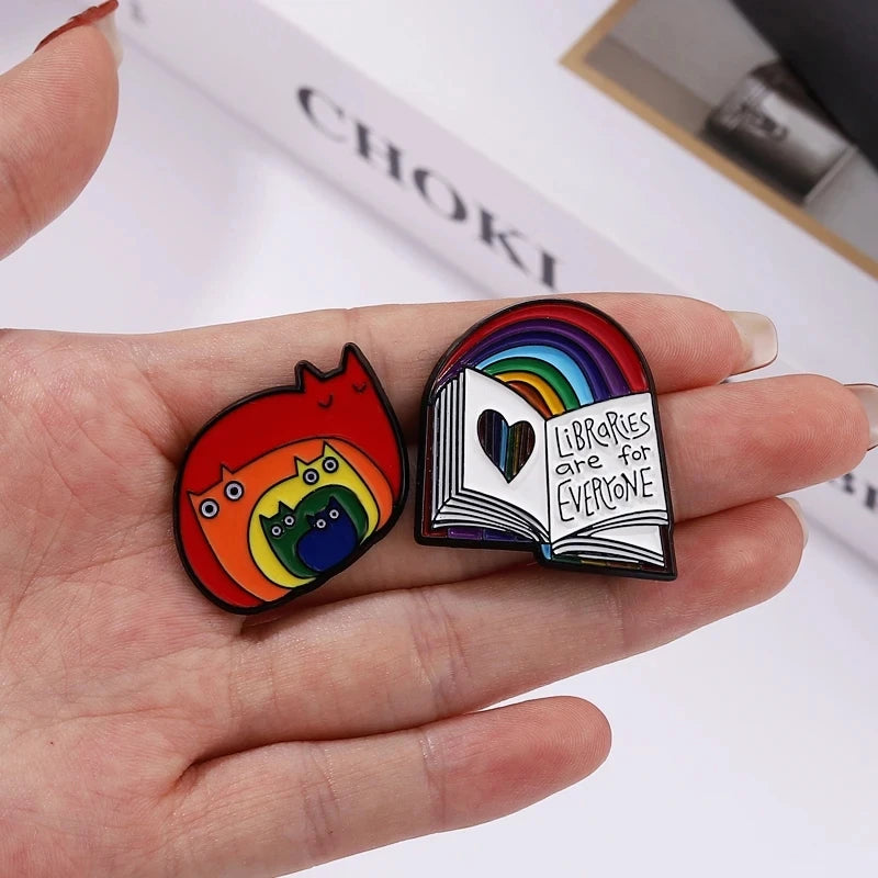 LGBT Rainbow Enamel Pins Pride