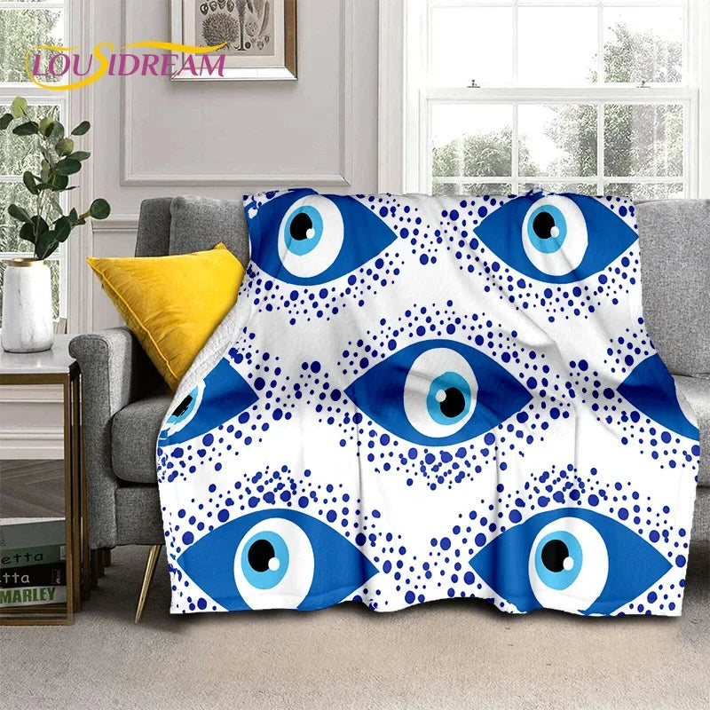 3D Evil Eye Blanket