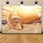 Happy Purim Rosh Hashanah Theme Backdrop Jewish New Year Party
