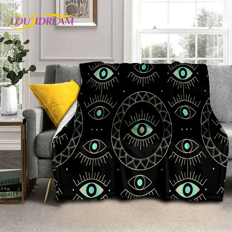 3D Evil Eye Blanket