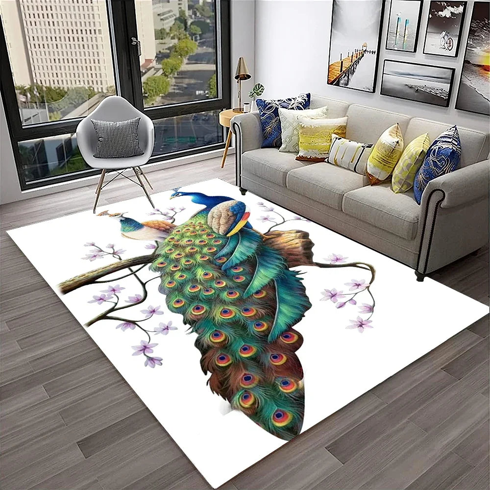 Peacock Rug Doormat