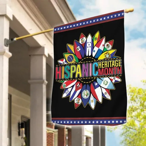 National Hispanic Heritage Month Flag