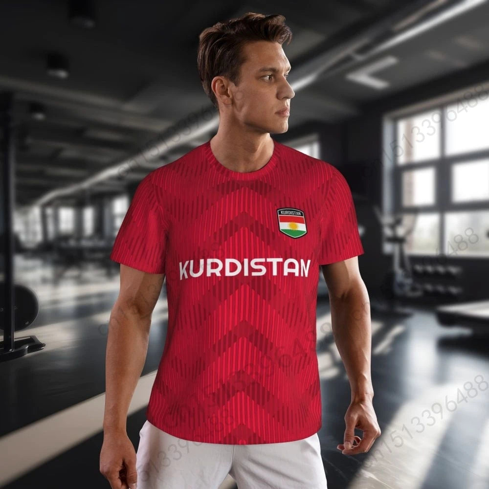 Kurdistan Flag 3D Printed T Shirt