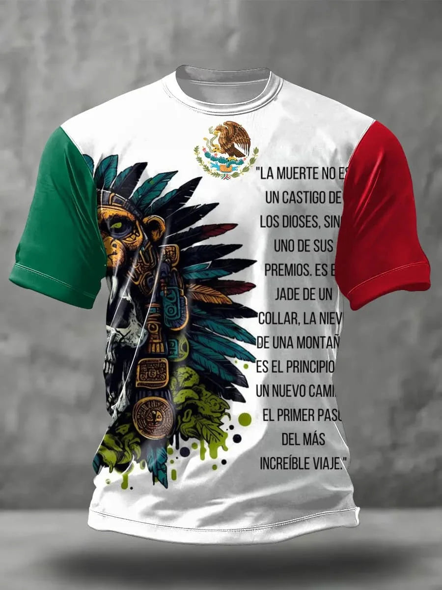 Men Mexico 3D  Print Soccer Jersey T Shirt